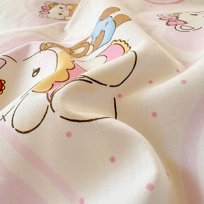 91家纺网 家纺一手货源 找家纺 拾物记 2026新款第一批12868A类全棉单品枕套系列 爱心喵