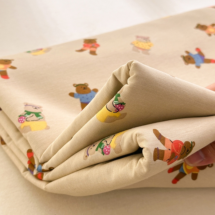 91家纺网 家纺一手货源 找家纺 拾物记 2026新款第一批12868A类新疆全棉单品被套系列（预留7-9厘米的缩水尺寸，加厚金属双拉链头、暗线四面锁边，四角全棉绑带） 开心派对