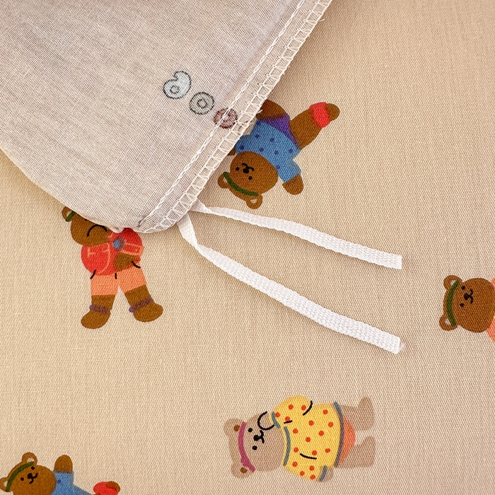 91家纺网 家纺一手货源 找家纺 拾物记 2026新款第一批12868A类新疆全棉单品被套系列（预留7-9厘米的缩水尺寸，加厚金属双拉链头、暗线四面锁边，四角全棉绑带） 开心派对