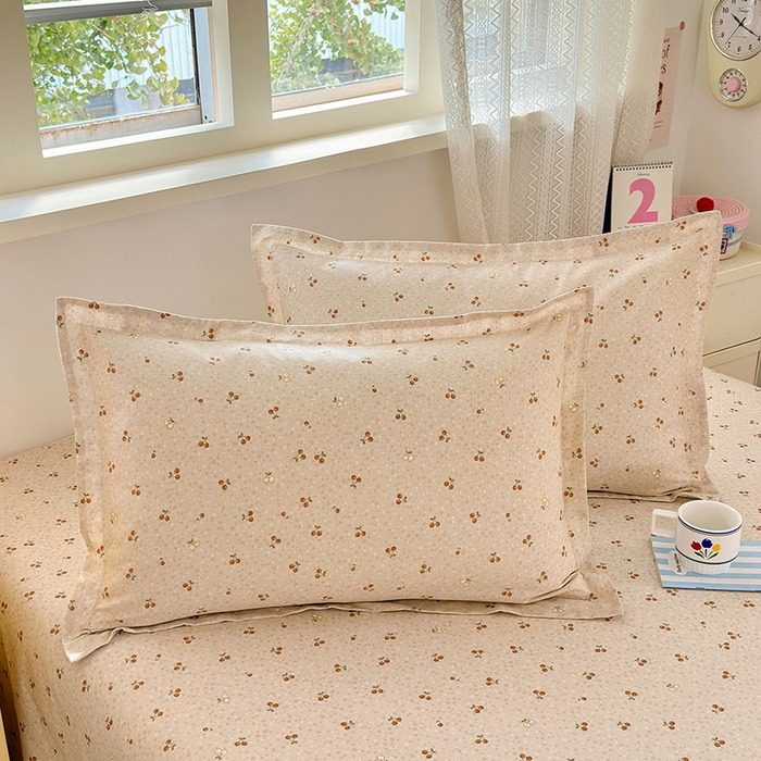 拾物记 2026新款第一批12868A类全棉单品枕套系列 刺绣潮声