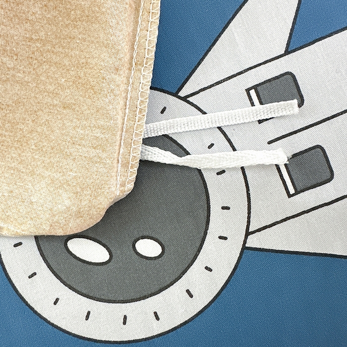 91家纺网 家纺一手货源 找家纺 拾物记 2026新款第一批12868A类新疆全棉单品被套系列（预留7-9厘米的缩水尺寸，加厚金属双拉链头、暗线四面锁边，四角全棉绑带） 快乐宇航员