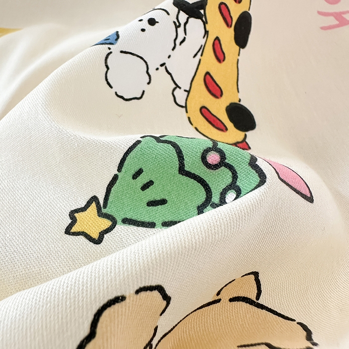 91家纺网 家纺一手货源 找家纺 拾物记 2026新款第一批12868A类新疆全棉单品被套系列（预留7-9厘米的缩水尺寸，加厚金属双拉链头、暗线四面锁边，四角全棉绑带） 米咕日常