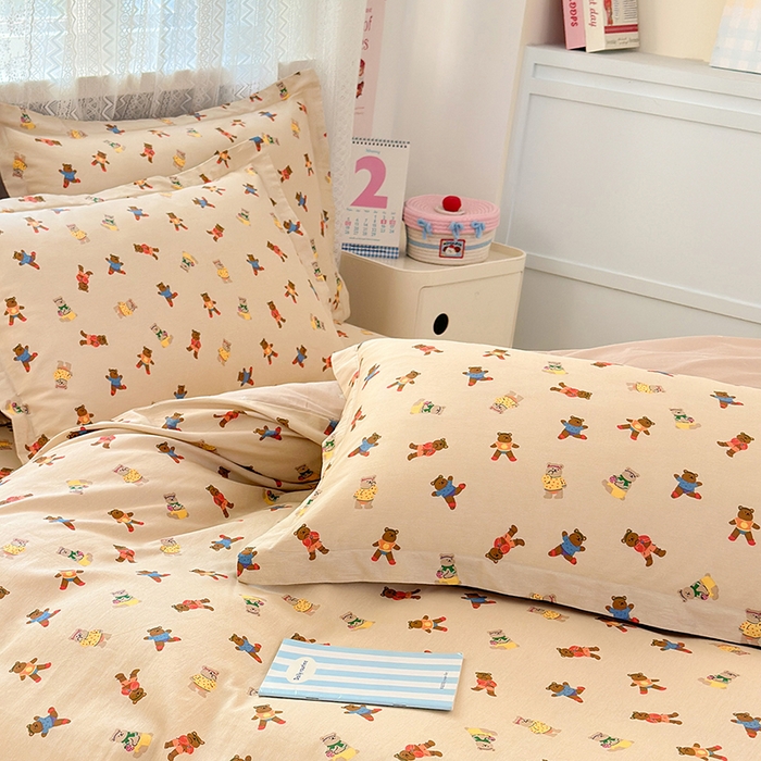 91家纺网 家纺一手货源 找家纺 拾物记 2026新款第一批12868A类全棉单品枕套系列 开心派对