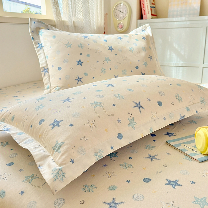 91家纺网 家纺一手货源 找家纺 拾物记 2026新款第一批12868A类全棉单品枕套系列 挽星河