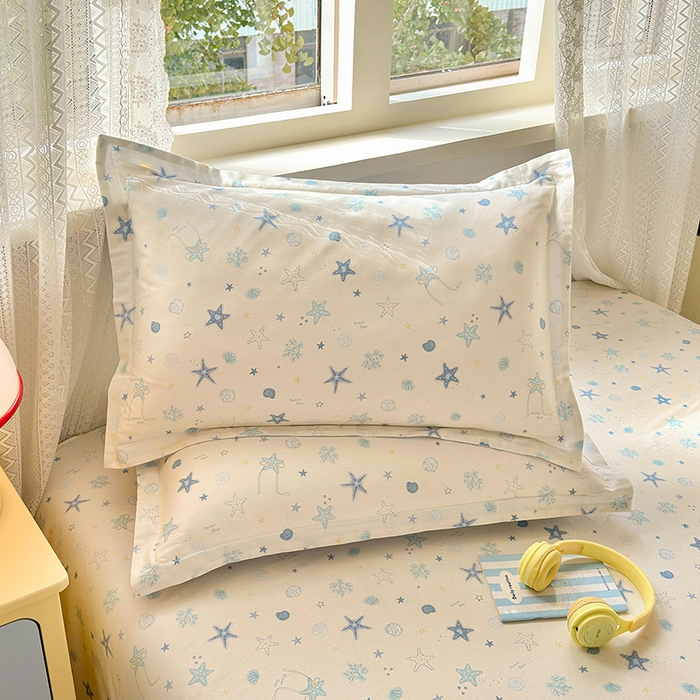 91家纺网 家纺一手货源 找家纺 拾物记 2026新款第一批12868A类全棉单品枕套系列 挽星河