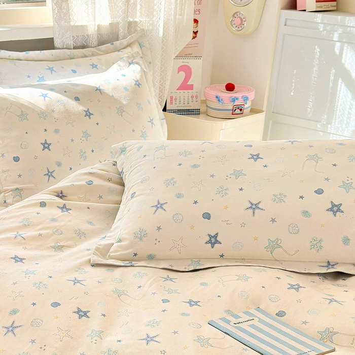 91家纺网 家纺一手货源 找家纺 拾物记 2026新款第一批12868A类全棉单品枕套系列 挽星河