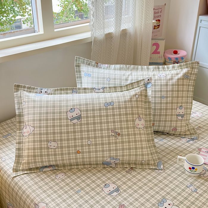 拾物记 2026新款第一批12868A类全棉单品枕套系列 元气小布