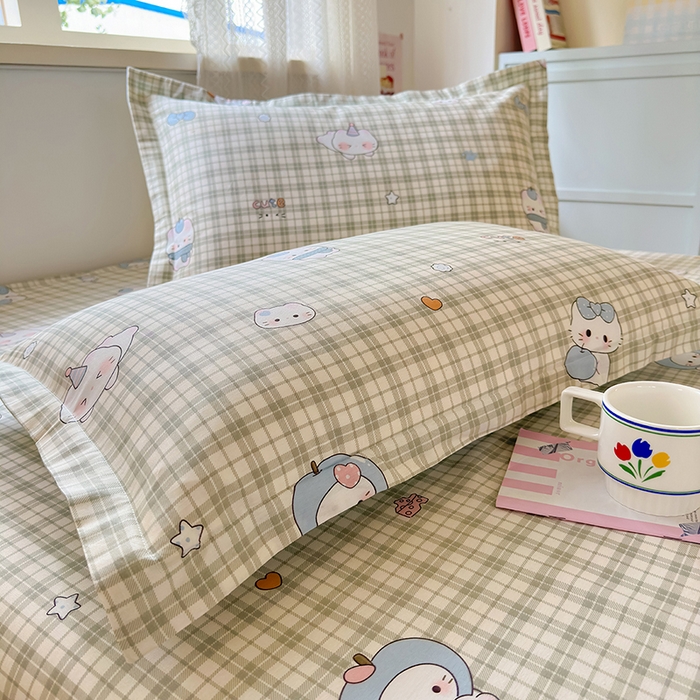 91家纺网 家纺一手货源 找家纺 拾物记 2026新款第一批12868A类全棉单品枕套系列 元气小布