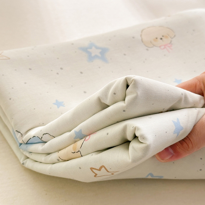 91家纺网 家纺一手货源 找家纺 拾物记 2026新款第一批12868A类新疆全棉单品被套系列（预留7-9厘米的缩水尺寸，加厚金属双拉链头、暗线四面锁边，四角全棉绑带） 星星童话园