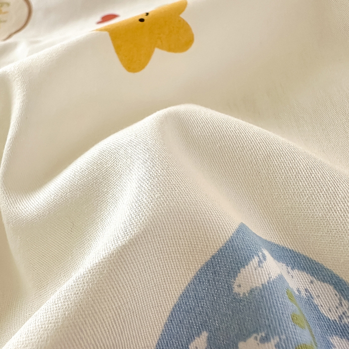 91家纺网 家纺一手货源 找家纺 （总）拾物记 2026新款第一批12868A类新疆全棉四件套（套件的被套预留7-9cm，90x200床笠高度15厘米，适合4-15厘米学生床垫使用，其他尺寸床笠高28cm 适合4-28厘米床垫使用，床