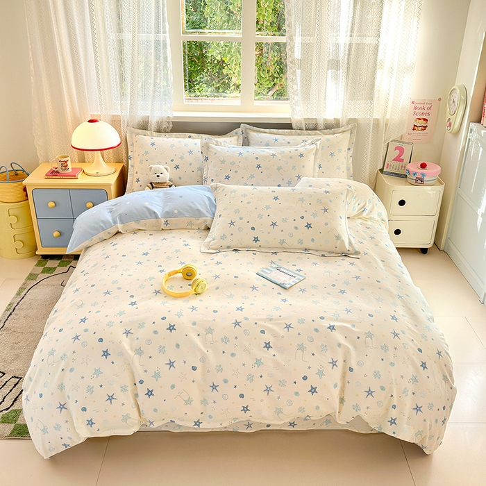 91家纺网 家纺一手货源 找家纺 （总）拾物记 2026新款第一批12868A类新疆全棉四件套（套件的被套预留7-9cm，90x200床笠高度15厘米，适合4-15厘米学生床垫使用，其他尺寸床笠高28cm 适合4-28厘米床垫使用，床