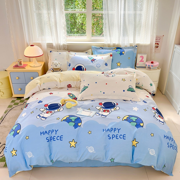 91家纺网 家纺一手货源 找家纺 （总）拾物记 2026新款第一批12868A类新疆全棉四件套（套件的被套预留7-9cm，90x200床笠高度15厘米，适合4-15厘米学生床垫使用，其他尺寸床笠高28cm 适合4-28厘米床垫使用，床