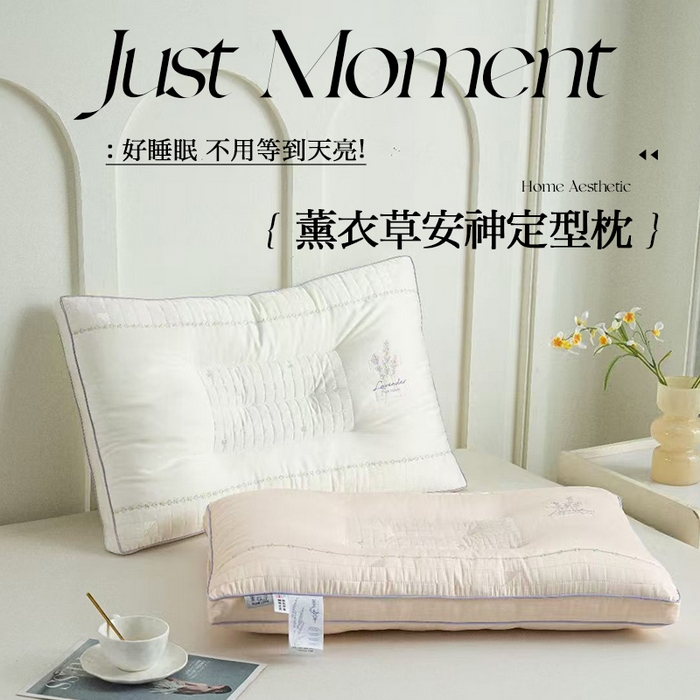 91家纺网 家纺一手货源 找家纺 （总）剑桥枕业 2025新款薰衣草安神羽丝定型枕芯 剑桥枕业新品促销款式枕头