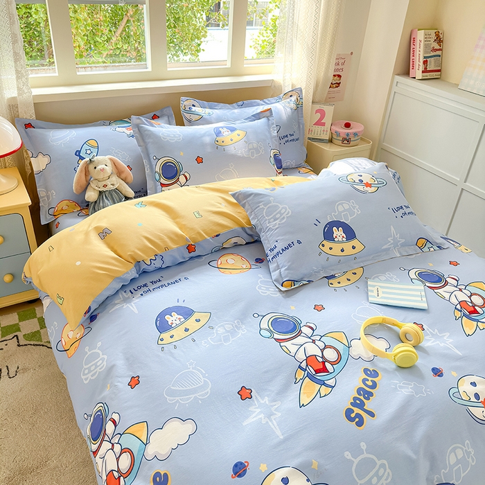 91家纺网 家纺一手货源 找家纺 拾物记 2026新款第一批12868A类全棉四件套笠宽度