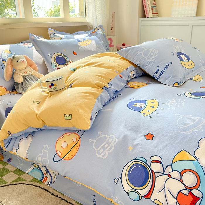 91家纺网 家纺一手货源 找家纺 拾物记 2026新款第一批12868A类全棉四件套笠宽度