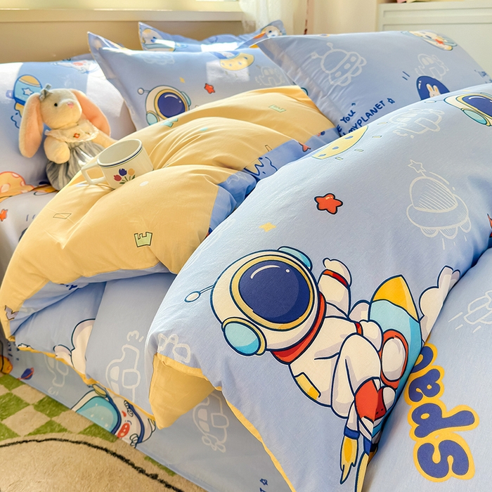 91家纺网 家纺一手货源 找家纺 拾物记 2026新款第一批12868A类全棉四件套笠宽度