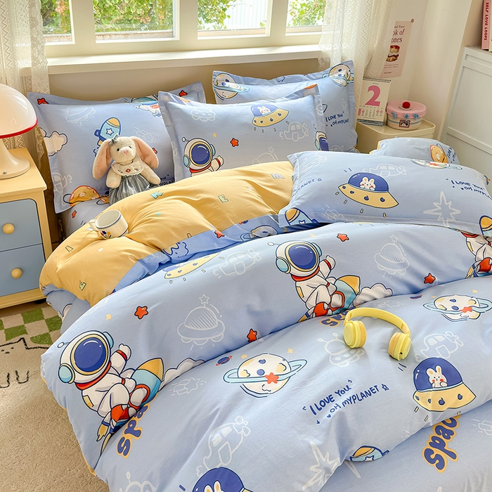 91家纺网 家纺一手货源 找家纺 拾物记 2026新款第一批12868A类全棉四件套笠宽度