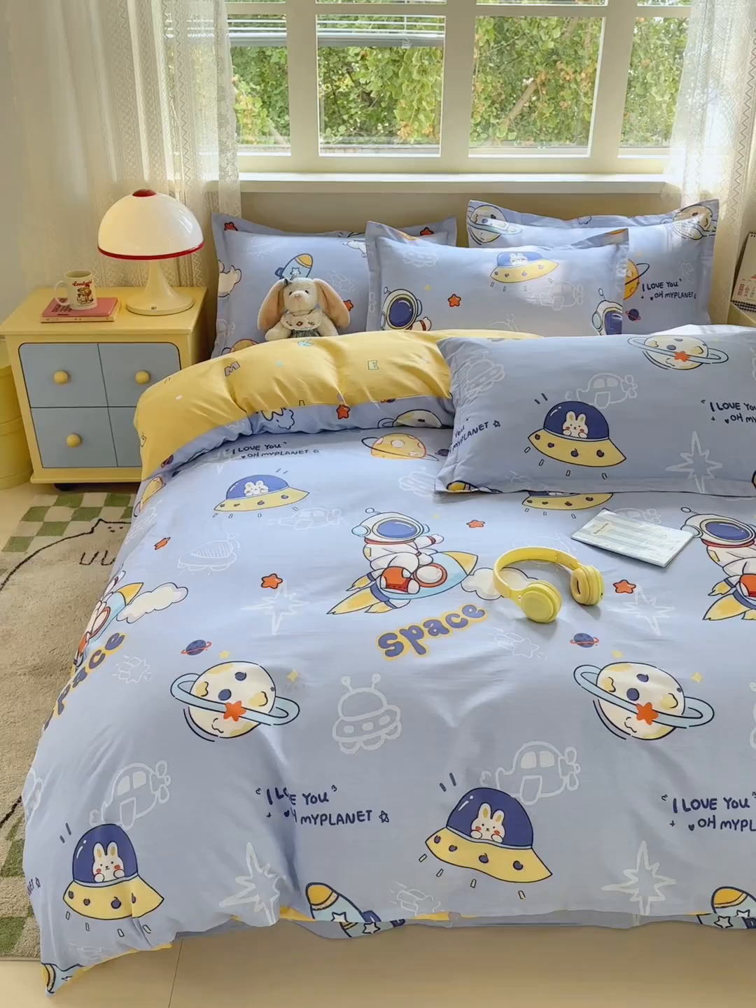 91家纺网 家纺一手货源 找家纺 拾物记 2026新款第一批12868A类全棉四件套笠宽度