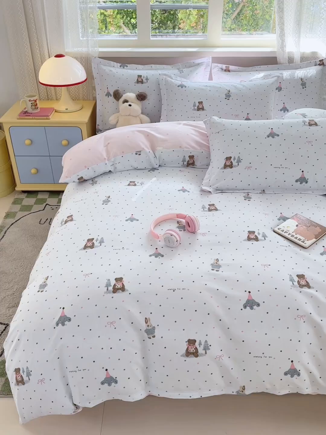 91家纺网 家纺一手货源 找家纺 拾物记 2026新款第一批12868A类全棉四件套笠宽度