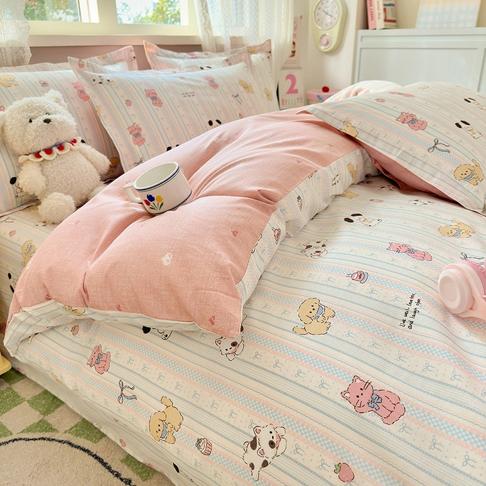 91家纺网 家纺一手货源 找家纺 拾物记 2026新款第一批12868A类全棉四件套笠宽度