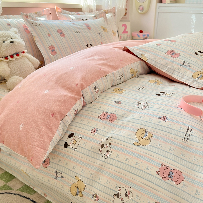 91家纺网 家纺一手货源 找家纺 拾物记 2026新款第一批12868A类全棉四件套笠宽度