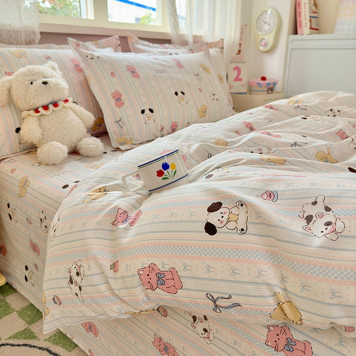 91家纺网 家纺一手货源 找家纺 拾物记 2026新款第一批12868A类全棉四件套笠宽度