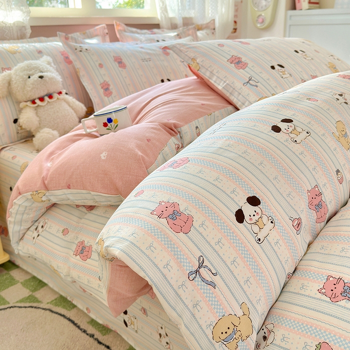 91家纺网 家纺一手货源 找家纺 拾物记 2026新款第一批12868A类全棉四件套笠宽度