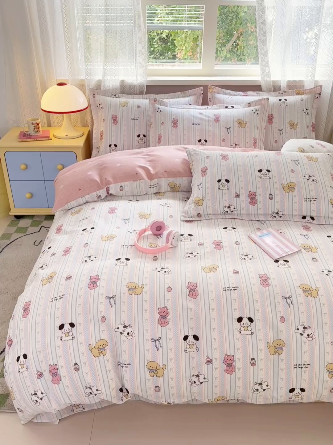 91家纺网 家纺一手货源 找家纺 拾物记 2026新款第一批12868A类全棉四件套笠宽度