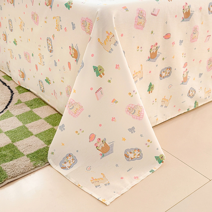 91家纺网 家纺一手货源 找家纺 拾物记 2026新款第一批12868A类全棉四件套笠宽度