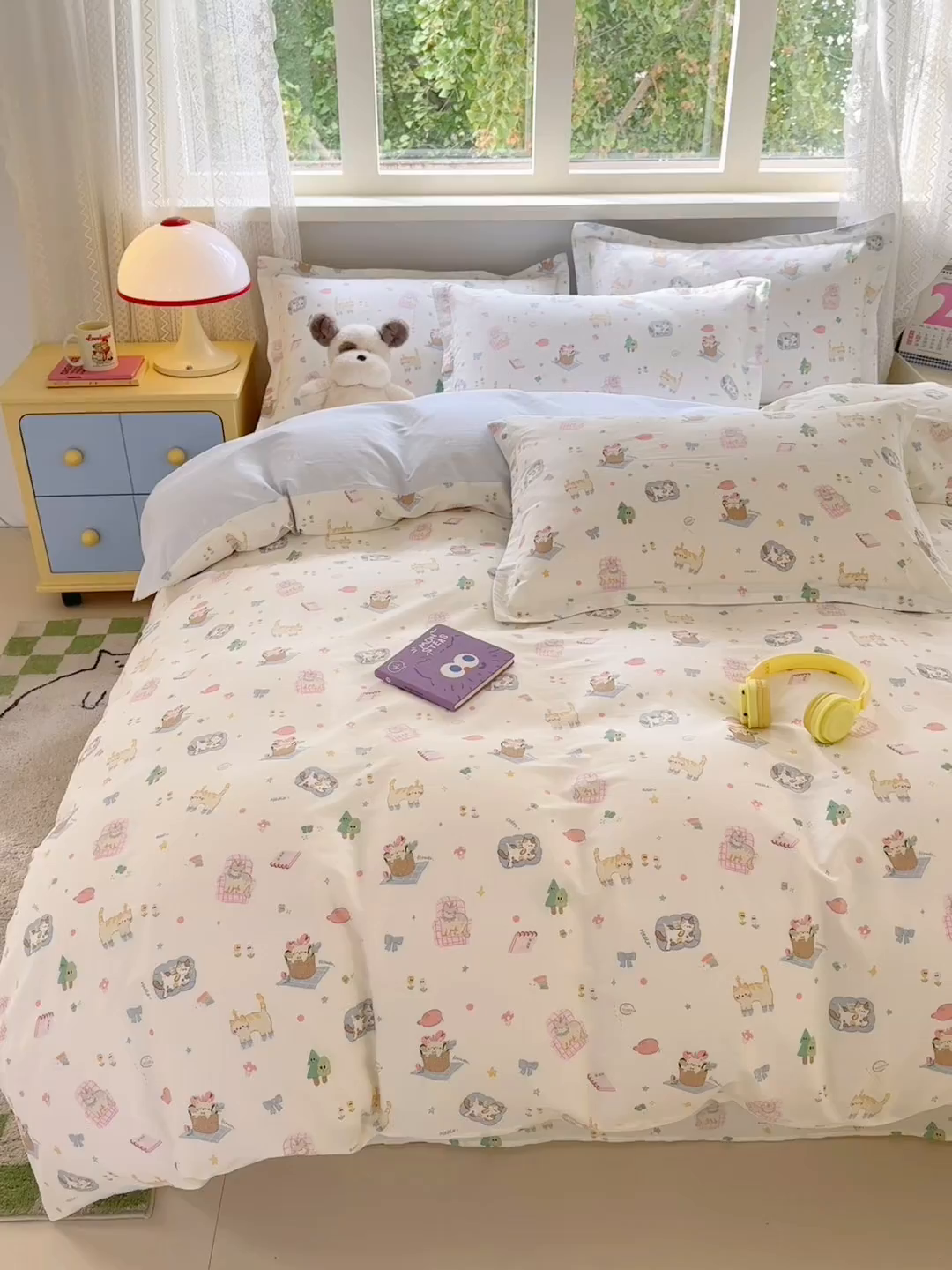 91家纺网 家纺一手货源 找家纺 拾物记 2026新款第一批12868A类全棉四件套笠宽度