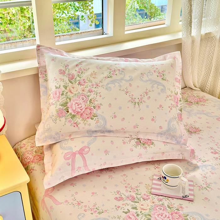 91家纺网 家纺一手货源 找家纺 拾物记 2026新款第一批12868A类全棉四件套笠宽度