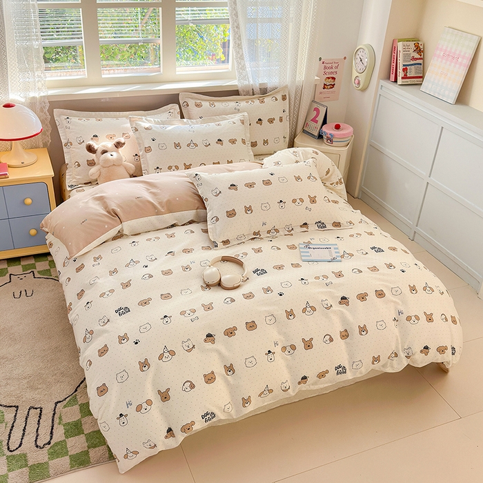 91家纺网 家纺一手货源 找家纺 拾物记 2026新款第一批12868A类全棉四件套笠宽度