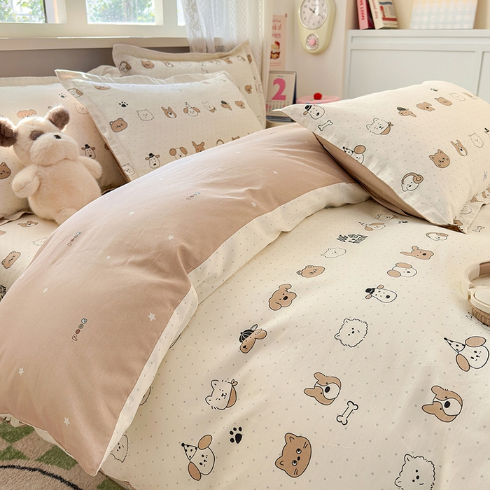 91家纺网 家纺一手货源 找家纺 拾物记 2026新款第一批12868A类全棉四件套笠宽度