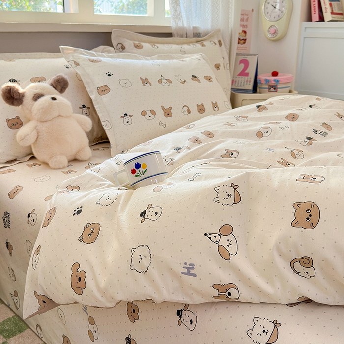 91家纺网 家纺一手货源 找家纺 拾物记 2026新款第一批12868A类全棉四件套笠宽度