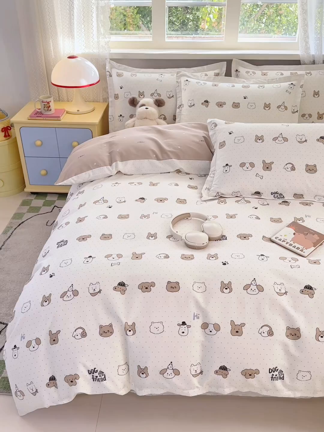 91家纺网 家纺一手货源 找家纺 拾物记 2026新款第一批12868A类全棉四件套笠宽度