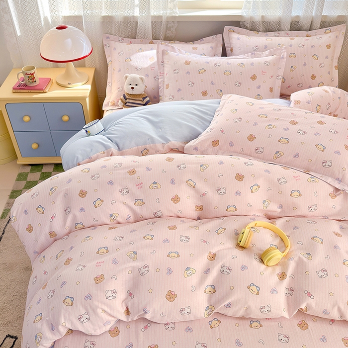 91家纺网 家纺一手货源 找家纺 拾物记 2026新款第一批12868A类全棉四件套笠宽度