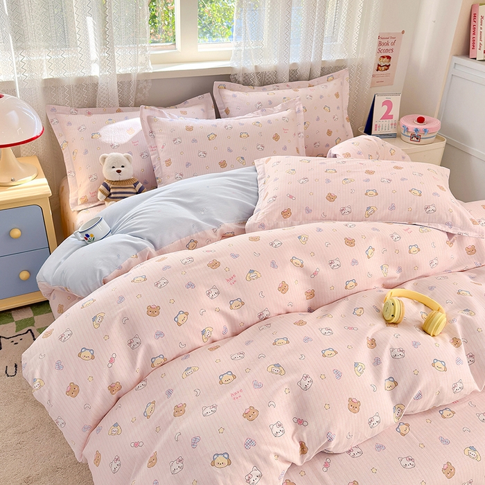 91家纺网 家纺一手货源 找家纺 拾物记 2026新款第一批12868A类全棉四件套笠宽度