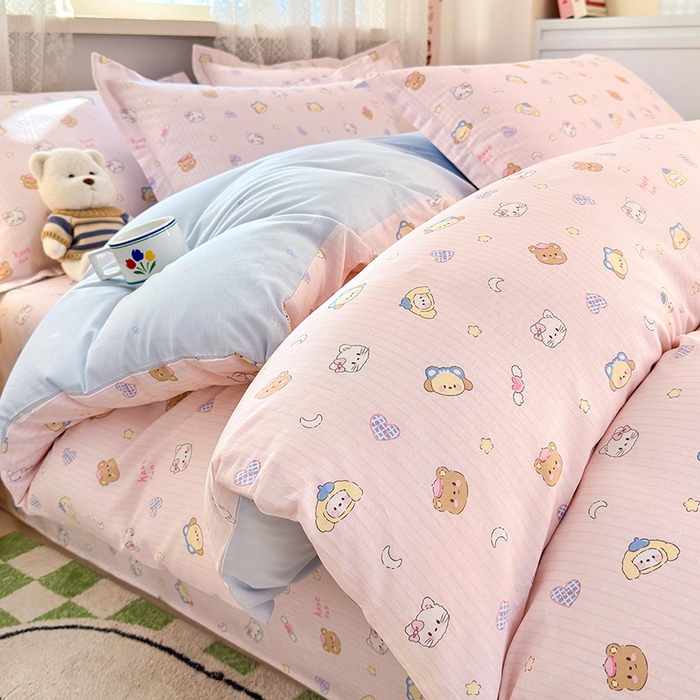 91家纺网 家纺一手货源 找家纺 拾物记 2026新款第一批12868A类全棉四件套笠宽度