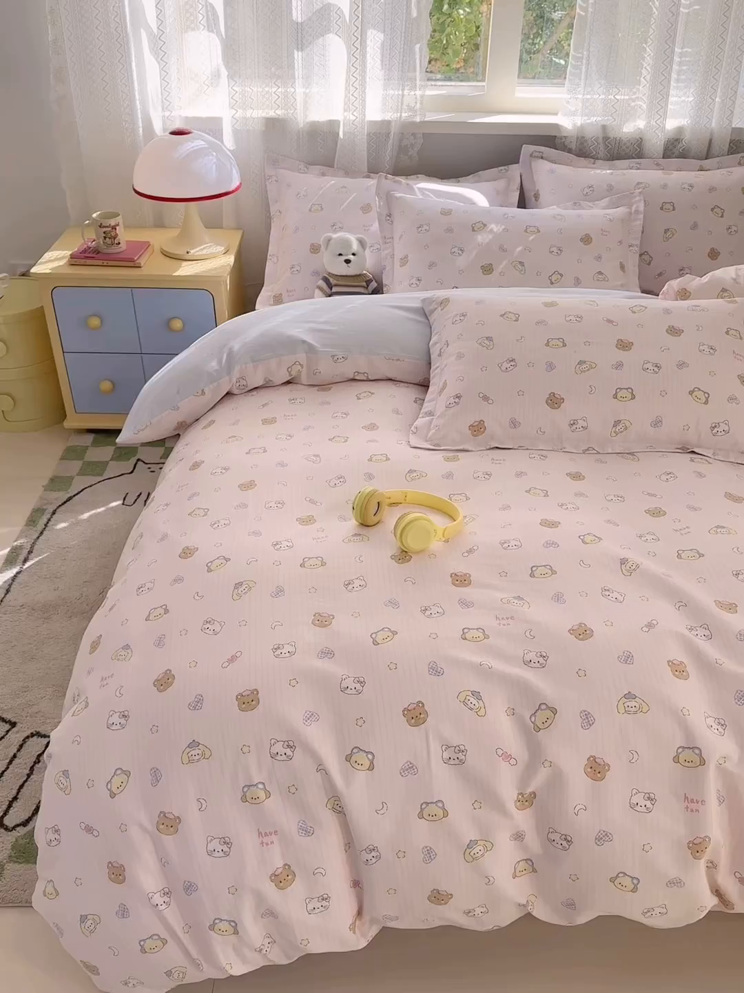 91家纺网 家纺一手货源 找家纺 拾物记 2026新款第一批12868A类全棉四件套笠宽度