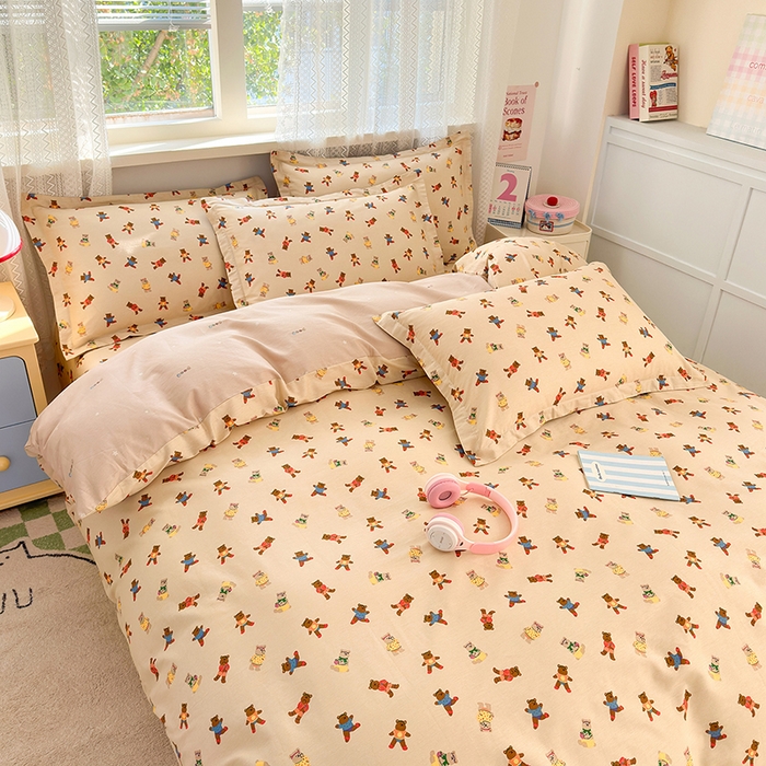 91家纺网 家纺一手货源 找家纺 拾物记 2026新款第一批12868A类全棉四件套笠宽度