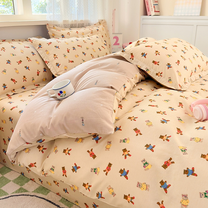 91家纺网 家纺一手货源 找家纺 拾物记 2026新款第一批12868A类全棉四件套笠宽度