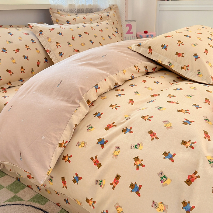 91家纺网 家纺一手货源 找家纺 拾物记 2026新款第一批12868A类全棉四件套笠宽度