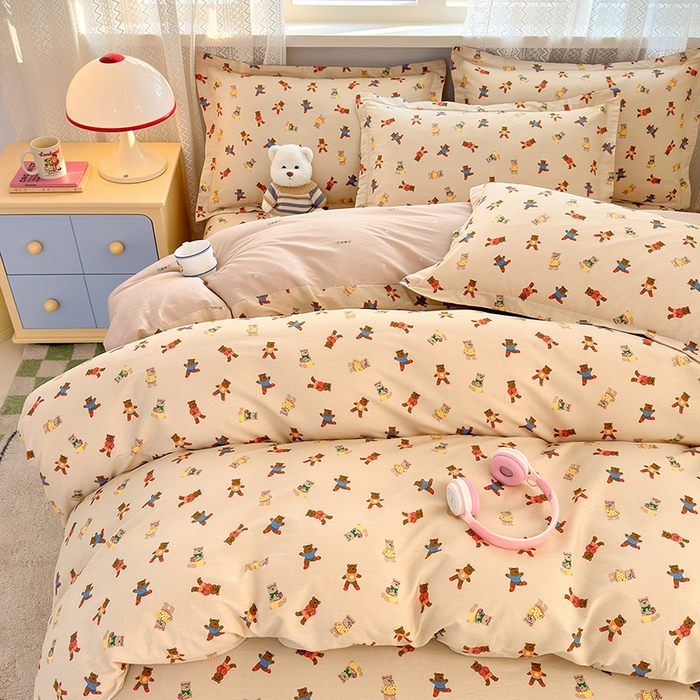 91家纺网 家纺一手货源 找家纺 拾物记 2026新款第一批12868A类全棉四件套笠宽度