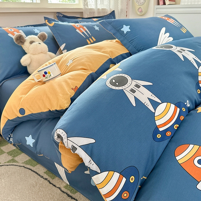 91家纺网 家纺一手货源 找家纺 拾物记 2026新款第一批12868A类全棉四件套笠宽度