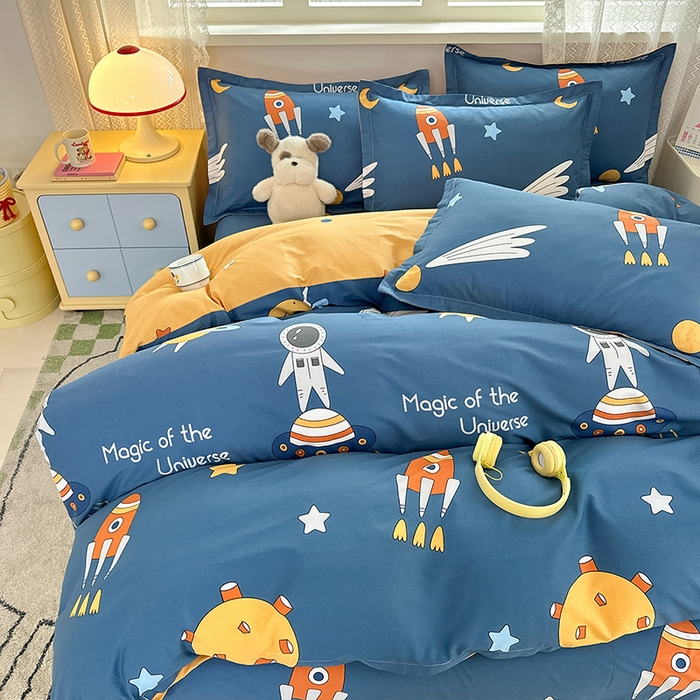 91家纺网 家纺一手货源 找家纺 拾物记 2026新款第一批12868A类全棉四件套笠宽度