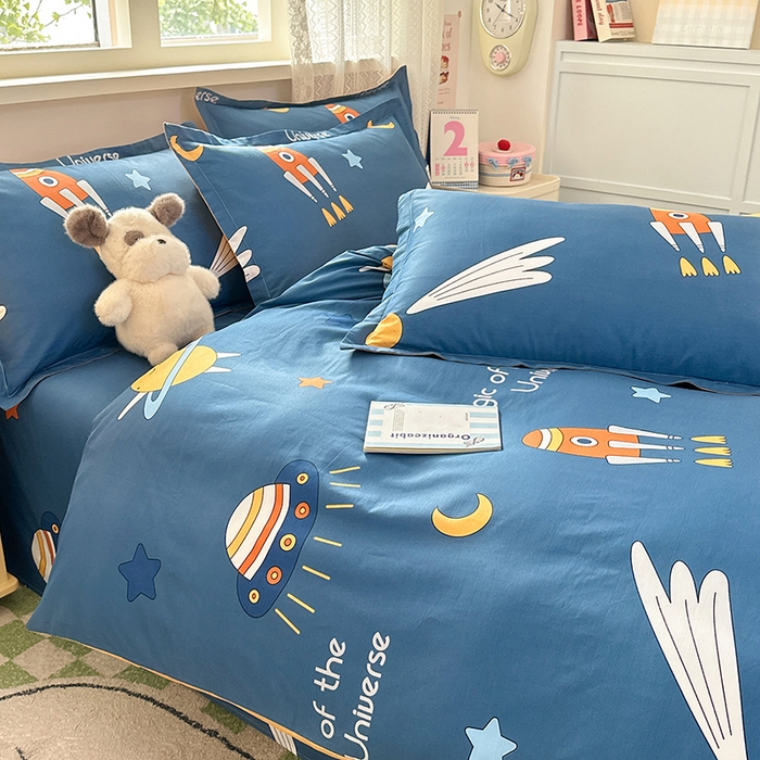 91家纺网 家纺一手货源 找家纺 拾物记 2026新款第一批12868A类全棉四件套笠宽度