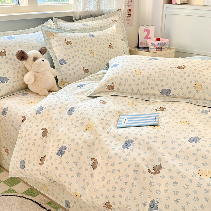 91家纺网 家纺一手货源 找家纺 拾物记 2026新款第一批12868A类全棉四件套笠宽度