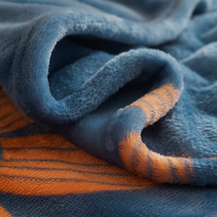 91家纺网 家纺一手货源 找家纺 益利多 2026新款160克法莱绒毛毯水晶绒外贸跨境盖毯珊瑚绒可单个压缩 花禾谷