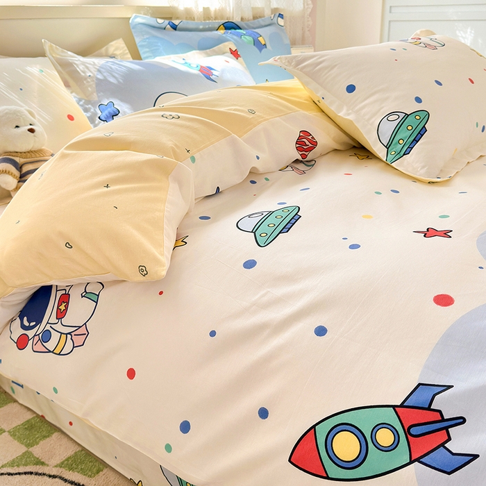 91家纺网 家纺一手货源 找家纺 拾物记 2026新款第一批12868A类全棉四件套笠宽度