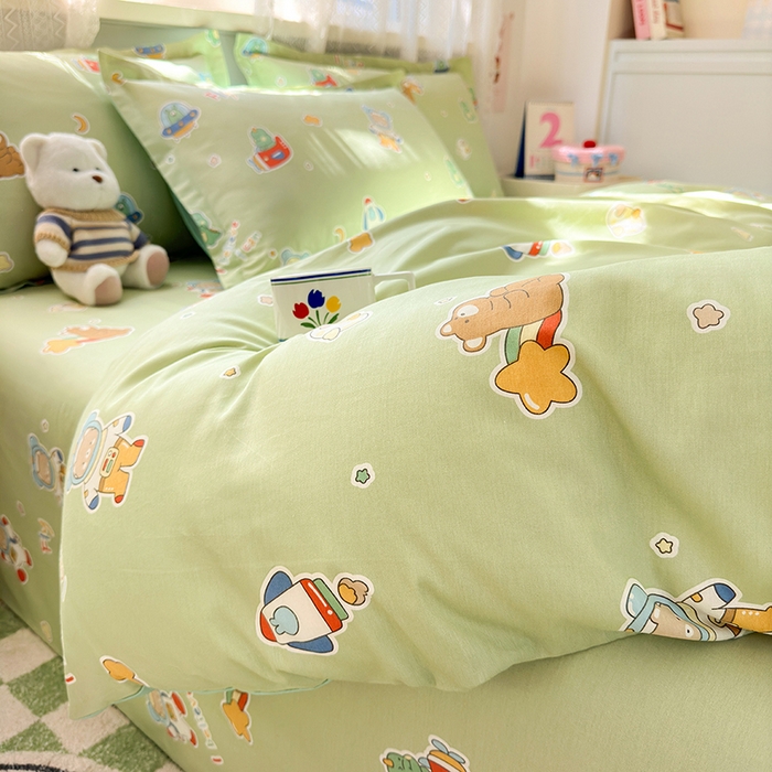 91家纺网 家纺一手货源 找家纺 拾物记 2026新款第一批12868A类全棉四件套笠宽度